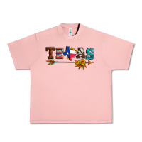 Salmon texas with arrow and sunflowers Urban Heavy Tee - Artiststas