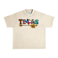 Sandshell texas with arrow and sunflowers Urban Heavy Tee - Artiststas