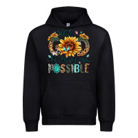 Black with god all things are possible malias Urban Hoodie - MaliasSmallBusiness