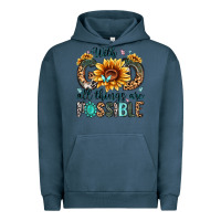 Pigment Midnight Navy with god all things are possible malias Urban Hoodie - MaliasSmallBusiness