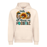 Sandshell with god all things are possible malias Urban Hoodie - MaliasSmallBusiness