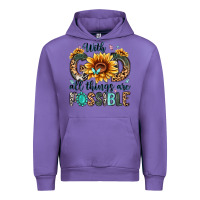 Tulip with god all things are possible malias Urban Hoodie - MaliasSmallBusiness