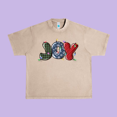 Urban Heavy Tee joy christmas lights