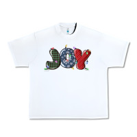 White joy christmas lights Urban Heavy Tee - MaliasSmallBusiness