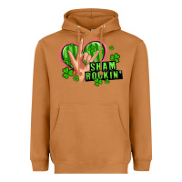 Meerkat shamrockin' rock n roll female hand Heavyweight Hoodie - Artiststas