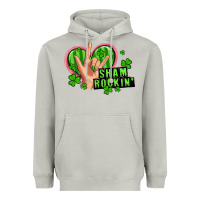Moon Dust shamrockin' rock n roll female hand Heavyweight Hoodie - Artiststas