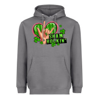 Storm shamrockin' rock n roll female hand Heavyweight Hoodie - Artiststas
