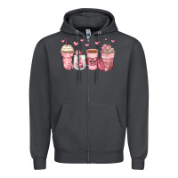 Smoke mother's day floral coffee cups Zipper Hoodie - Zillion Design Studio