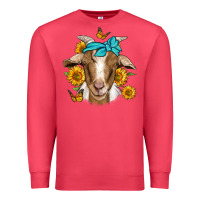 Cardinal sunflower bandana goat Premium Sweatshirt - Jasminsmagicworld