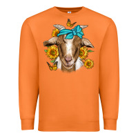 Carrot sunflower bandana goat Premium Sweatshirt - Jasminsmagicworld