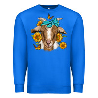 True Royal sunflower bandana goat Premium Sweatshirt - Jasminsmagicworld