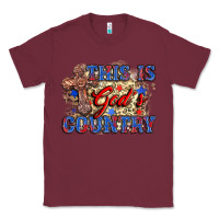 Burgundy this is god's country Classic Tee - Zillion Design Studio