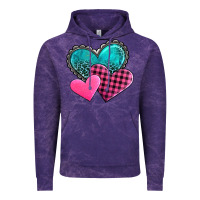 Cloud Purple valentine's day hearts Vintage Hoodie - AdoDesignShop