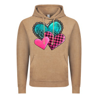 Vintage Coffee valentine's day hearts Vintage Hoodie - AdoDesignShop