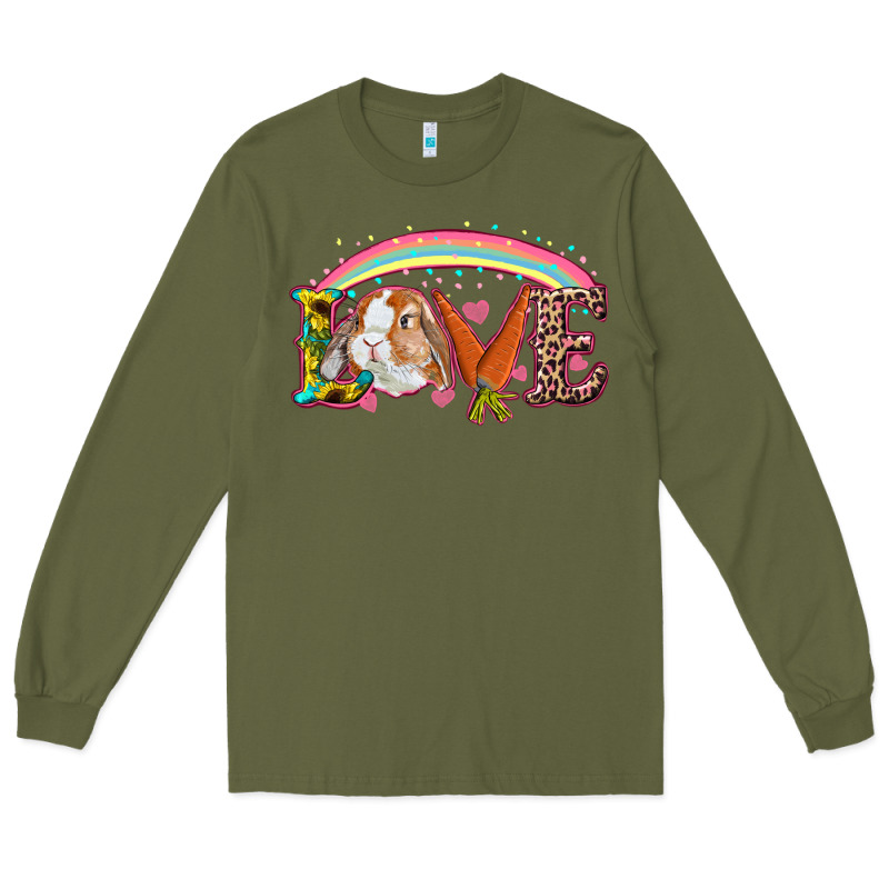 Easter Bunny Love Long Sleeve Tee by RanaPortraitStore | Teevron