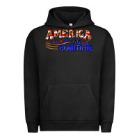 Pigment Black America the beautiful Urban Hoodie - NancyCooperArtShop