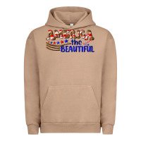 Pigment Burro America the beautiful Urban Hoodie - NancyCooperArtShop