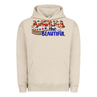 Pigment French Oak America the beautiful Urban Hoodie - NancyCooperArtShop
