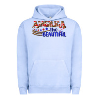 Pigment Grape Ice America the beautiful Urban Hoodie - NancyCooperArtShop