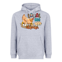Heather Grey local egg dealer Heavyweight Hoodie - Artiststas