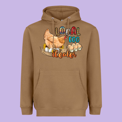 Local Egg Dealer Heavyweight Hoodie Designed By Artiststas