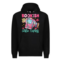 Black bookish girlie express Premium Hoodie - MaliasSmallBusiness
