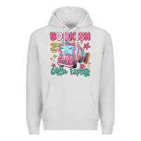 Dove Grey bookish girlie express Premium Hoodie - MaliasSmallBusiness