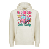 Oatmeal Heather bookish girlie express Premium Hoodie - MaliasSmallBusiness