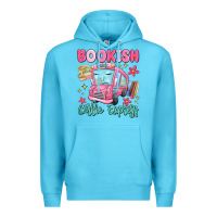 Ocean Blue bookish girlie express Premium Hoodie - MaliasSmallBusiness