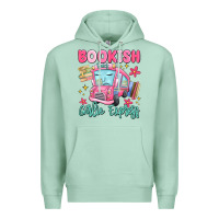 Seafoam bookish girlie express Premium Hoodie - MaliasSmallBusiness