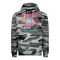 Slate Camo bookish girlie express Premium Hoodie - MaliasSmallBusiness