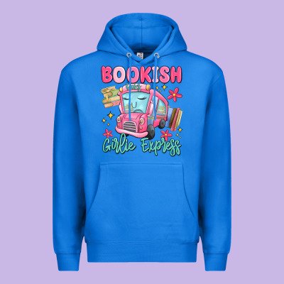 Bookish Girlie Express Premium Hoodie Designed By Maliassmallbusiness
