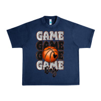 Navy game day basketball bal Urban Heavy Tee - MaliasSmallBusiness