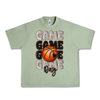 Oil Green game day basketball bal Urban Heavy Tee - MaliasSmallBusiness