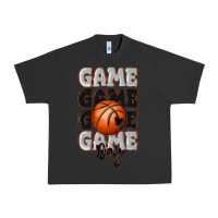 Pigment Black game day basketball bal Urban Heavy Tee - MaliasSmallBusiness