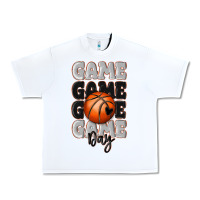 White game day basketball bal Urban Heavy Tee - MaliasSmallBusiness