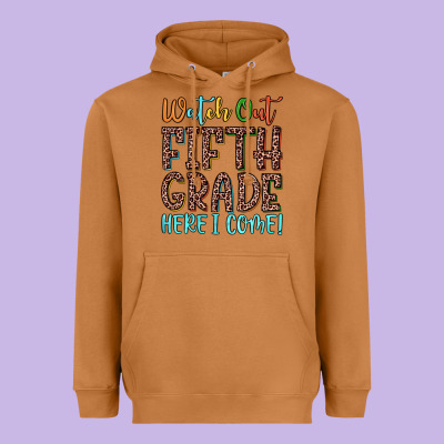 Watch Out Fifth Grade Here I Come! Heavyweight Hoodie Designed By Jahusdesignshop