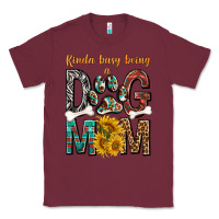 Burgundy kinda busy being a dog mom Classic Tee - texasbilliewilder