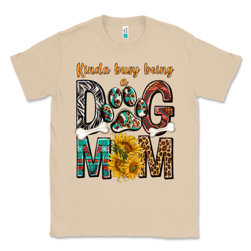 Kinda Busy Being A Dog Mom Classic Tee by texasbilliewilder | Teevron