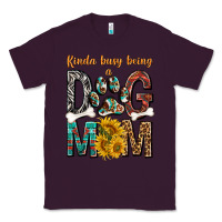 Plum kinda busy being a dog mom Classic Tee - texasbilliewilder