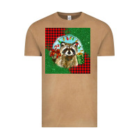 Vintage Camel christmas raccoon Vintage Tee - BarkalooDesign