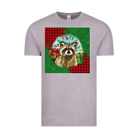 Vintage Zinc christmas raccoon Vintage Tee - BarkalooDesign