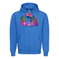 True Royal ohana stitch Zipper Hoodie - Zillion Design Studio