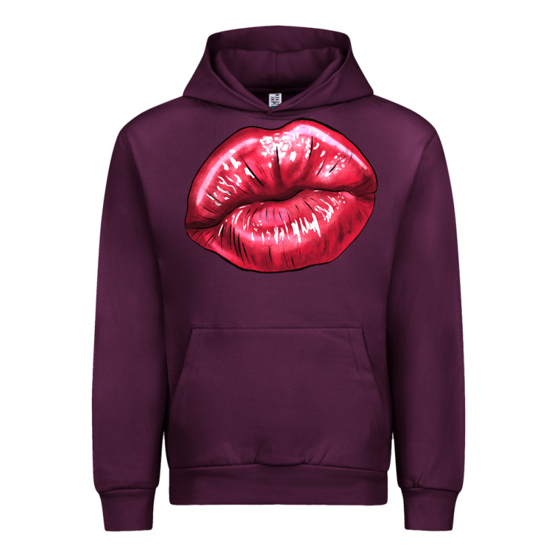 Lips Mark Urban Hoodie by NancyCooperArtShop | Teevron