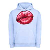 Pigment Grape Ice lips mark Urban Hoodie - NancyCooperArtShop
