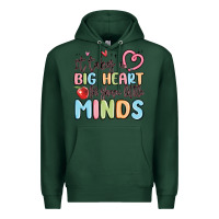 Sports Green it takes a big heart for shape little minds Premium Hoodie - MaliasSmallBusiness