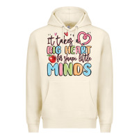 Tofu it takes a big heart for shape little minds Premium Hoodie - MaliasSmallBusiness