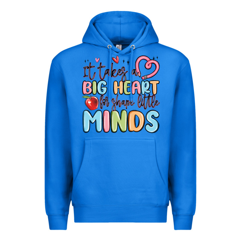 It Takes A Big Heart For Shape Little Minds Premium Hoodie by MaliasSmallBusiness | Teevron