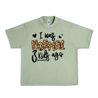 Oil Green i was normal three kids ago momlife Urban Heavy Tee - MaliasSmallBusiness