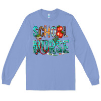 Colony Blue school nurse Long Sleeve Tee - texasbilliewilder